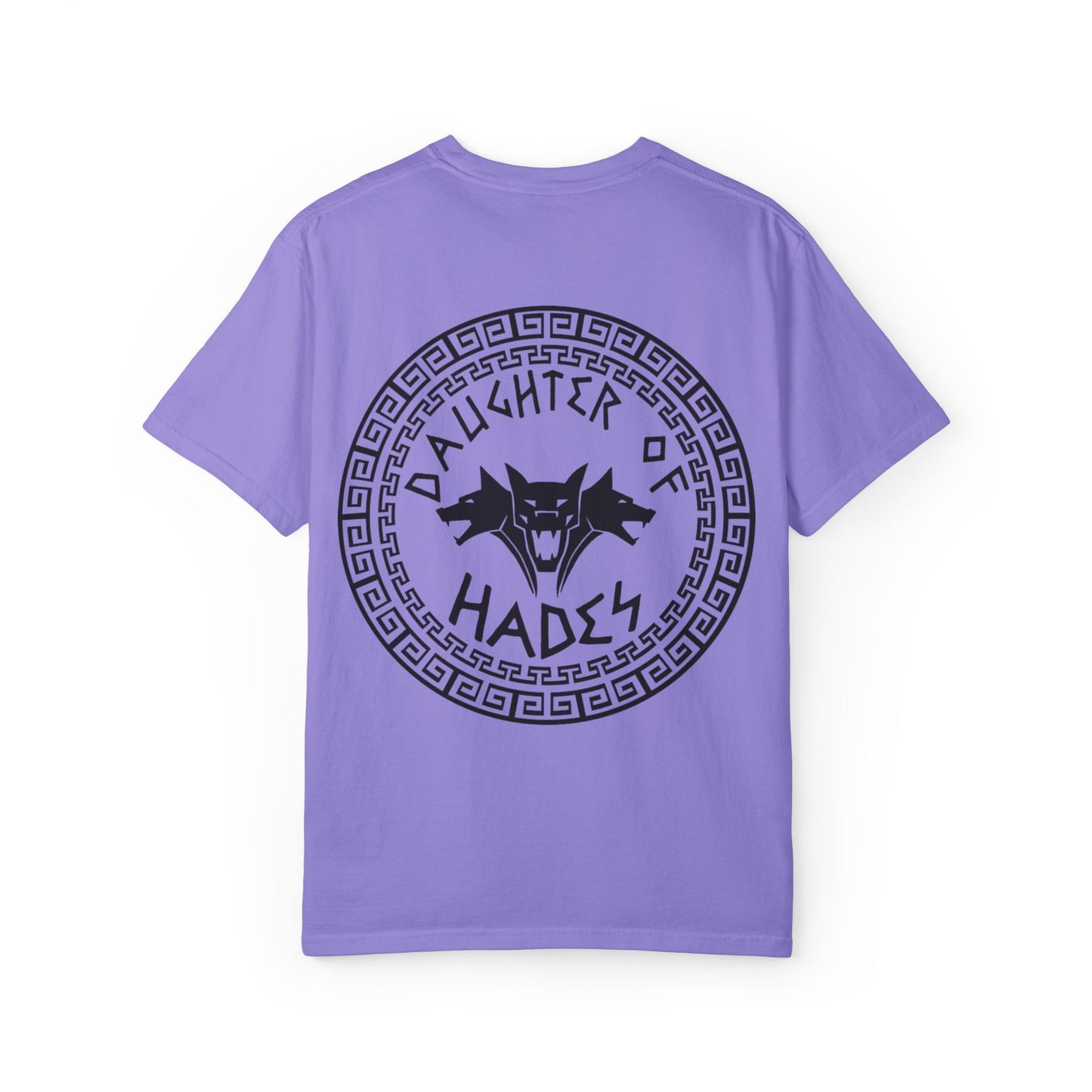 Daughter of Hades T-Shirt — Greek Mythology Cerberus Back Graphic