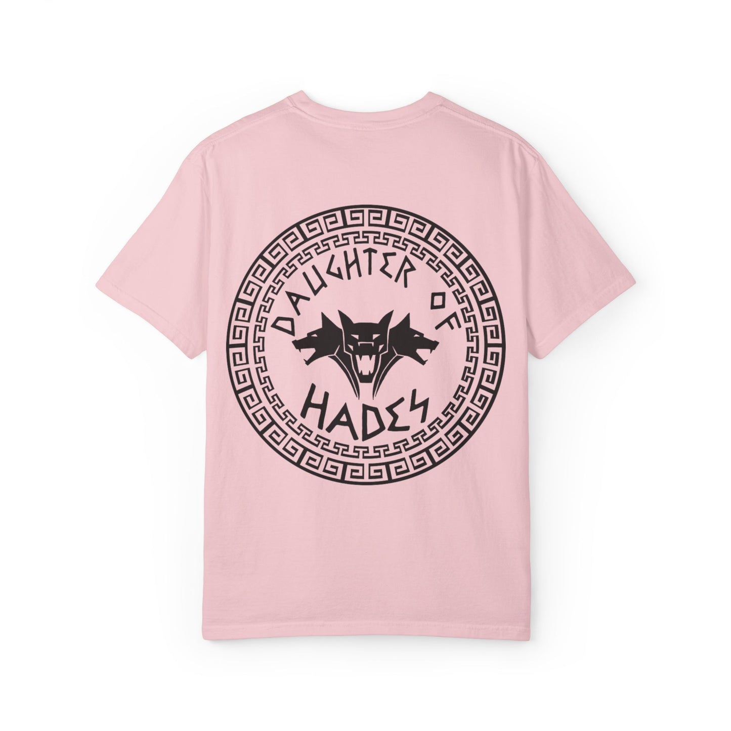 Daughter of Hades T-Shirt — Greek Mythology Cerberus Back Graphic