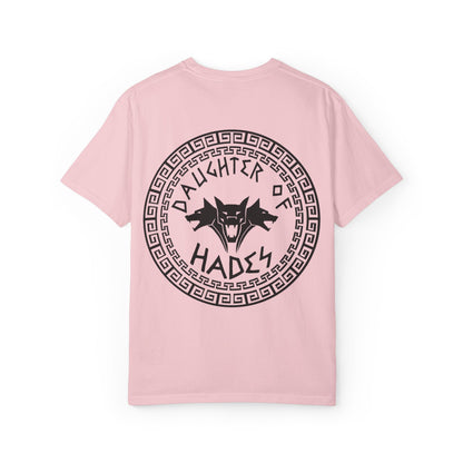 Daughter of Hades T-Shirt — Greek Mythology Cerberus Back Graphic