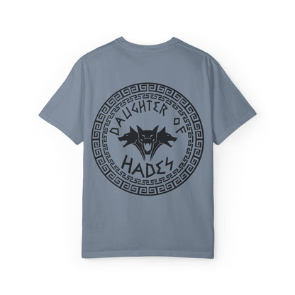 Daughter of Hades T-Shirt — Greek Mythology Cerberus Back Graphic