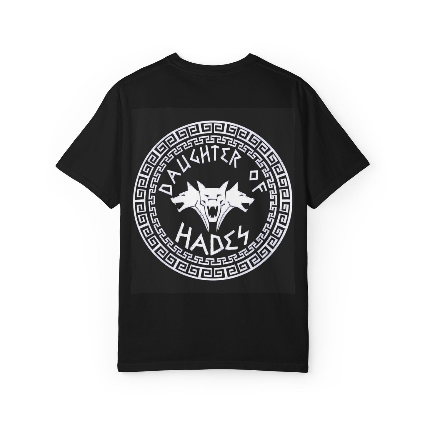 Daughter of Hades T-Shirt — Greek Mythology Cerberus Back Graphic