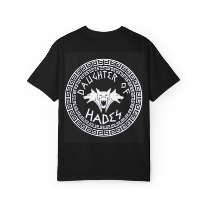 Daughter of Hades T-Shirt — Greek Mythology Cerberus Back Graphic
