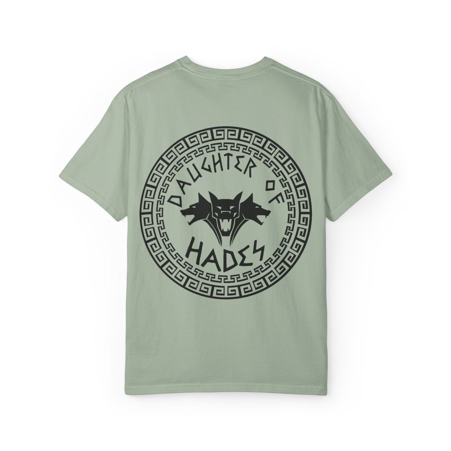 Daughter of Hades T-Shirt — Greek Mythology Cerberus Back Graphic