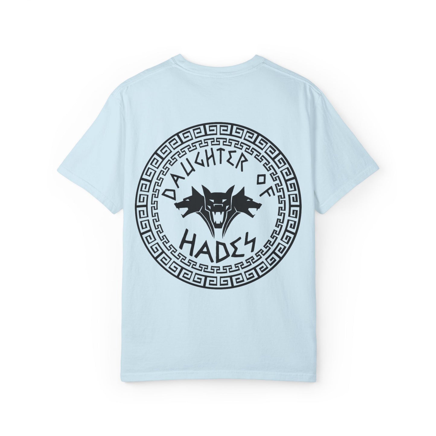 Daughter of Hades T-Shirt — Greek Mythology Cerberus Back Graphic