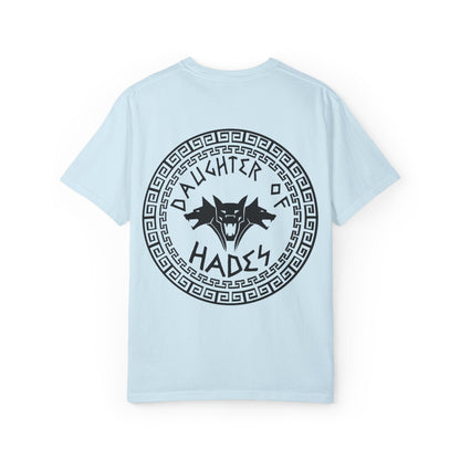 Daughter of Hades T-Shirt — Greek Mythology Cerberus Back Graphic